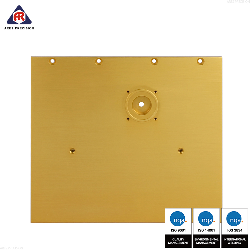 黄色阳极氧化-CNC加工-喷墨机配件